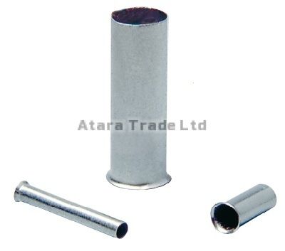0,14 mm2 (AWG 26) UNINSULATED END SLEEVES / 500 pcs. bag
