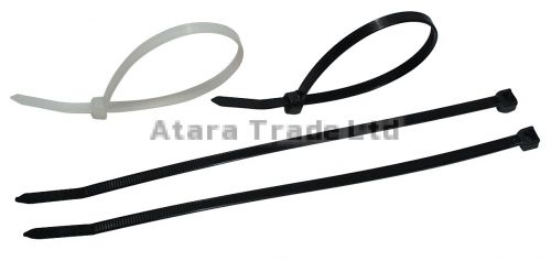 2,6x160 mm CABLE TIES WHITE  - 100 pcs.